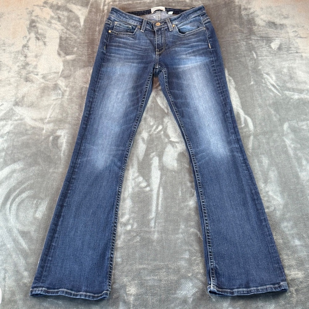 BKE Women's Boot Cut Jeans - Classic Blue